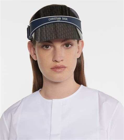 dior women's logo visor - white blue|Dior .